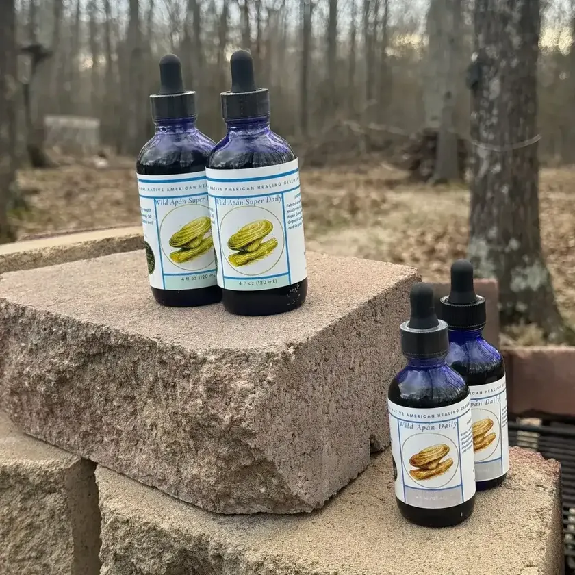 Red Road Wellness supplement family photographed outdoors